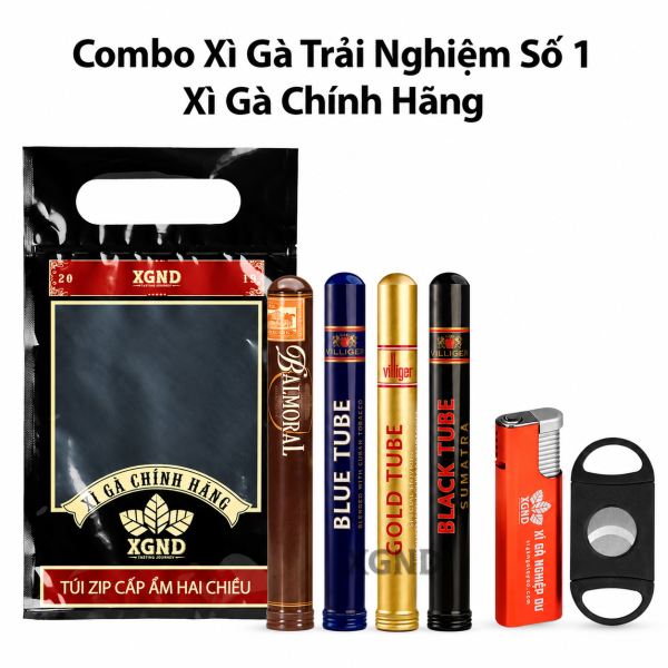 Combo Xì Gà Trải Nghiệm Số 1 - Combo Cigar Ring Nhỏ Nhẹ Nhàng