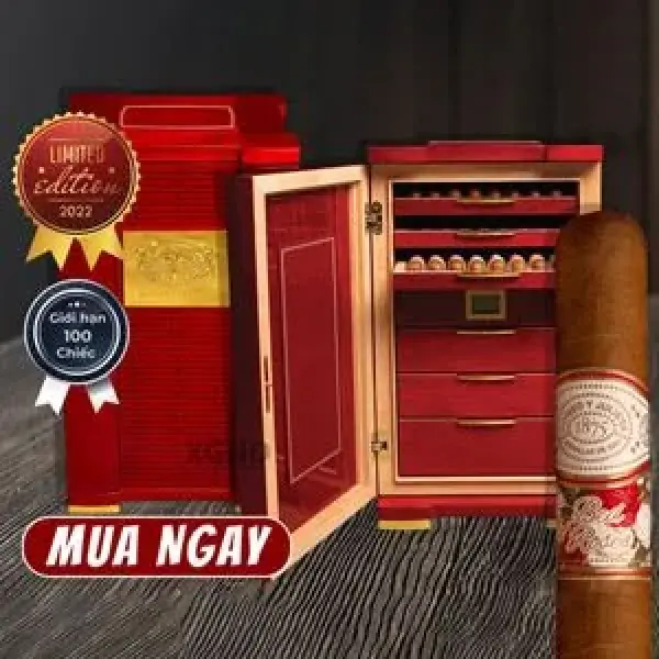 Tặng Vali Xì Gà Và Gạt Tàn Davidoff Winston Churchill khi mua tủ Xì Gà Romeo