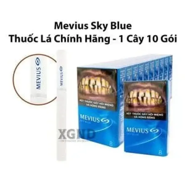 Giới Thiệu Và Trải Nghiệm Thuốc Lá Mevius Số 8 Sky Blue
