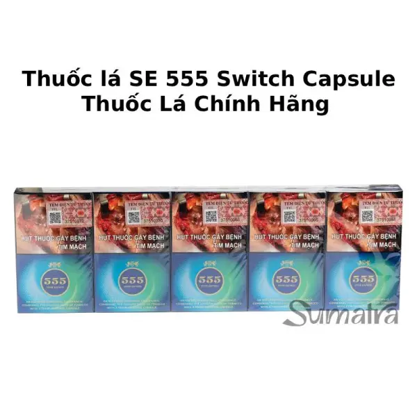 Thuốc Lá SE 555 Switch Capsule - Thuốc Lá Bấm Chính Hãng