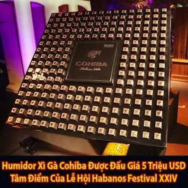 Tủ Humidor Xì Gà Cohiba Được Đấu Giá Tận 5 Triệu Đô La