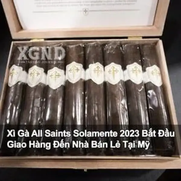 Xì Gà All Saints Solamente 2023 Bắt Đầu Giao Hàng Đến Nhà Bán Lẻ Ở Mỹ