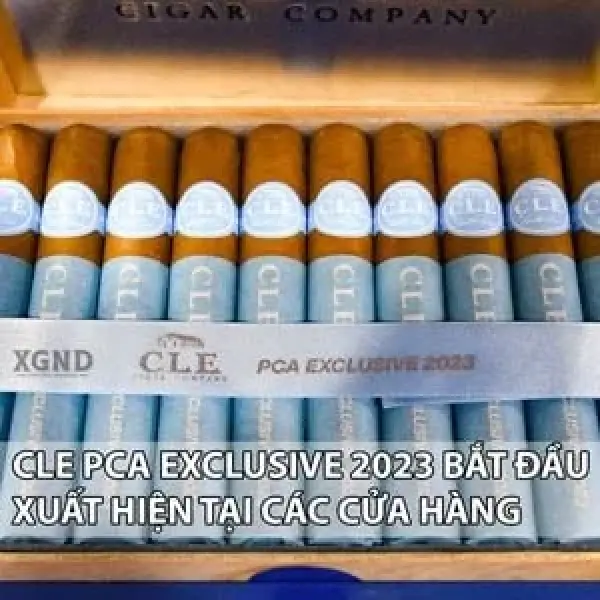 Xì Gà CLE PCA Exclusive 2023 Bắt Đầu Xuất Hiện Tại Các Cửa Hàng Bán Lẻ