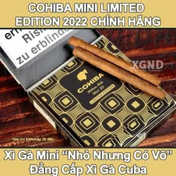 COHIBA MINI LIMITED EDITION 2022 - Chạm Vị Cuba Trong Từng Khoảnh Khắc