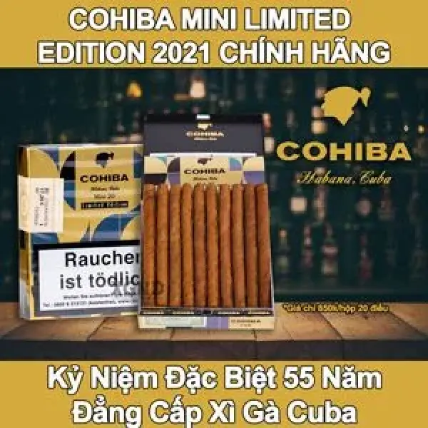 COHIBA MINI LIMITED EDITION 2021: Kỷ Niệm Đặc Biệt 55 Năm Đẳng Cấp Xì Gà Cuba