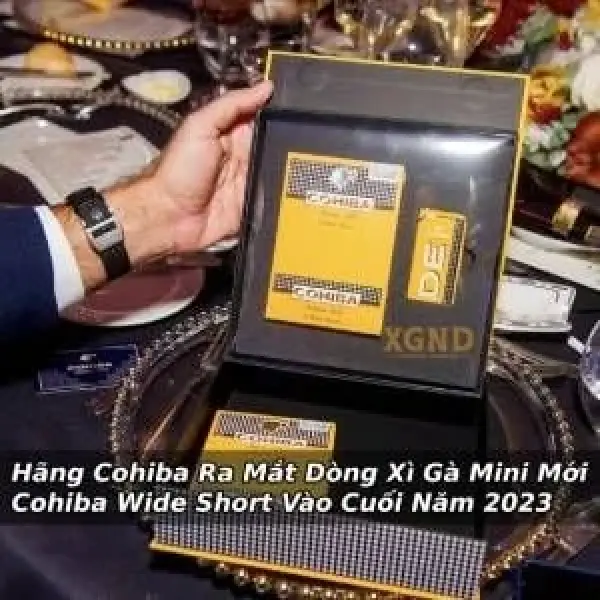 Cohiba Ra Mắt Dòng Xì Gà Mini Mới Cohiba Wide Short Vào Cuối Năm 2023