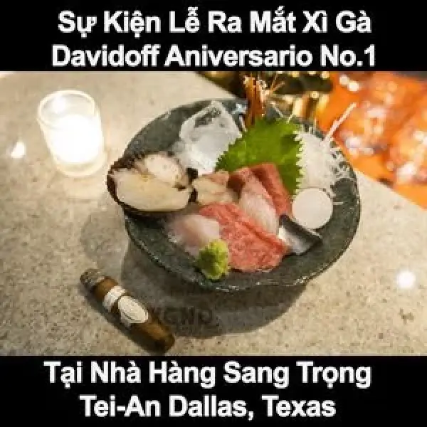Sự Kiện Lễ Ra Mắt Davidoff Aniversario No 1 Tại Nhà Hàng Tei-An Texas
