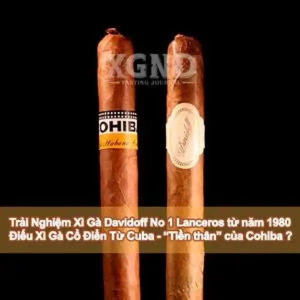 Trải Nghiệm Xì Gà Davidoff No 1 Lanceros - Điếu Xì Gà Cổ Điển Từ Cuba