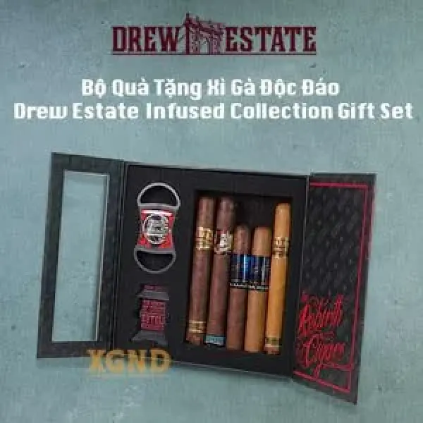 Bộ Quà Tặng Xì Gà Độc Đáo Drew Estate Infused Collection Gift Set