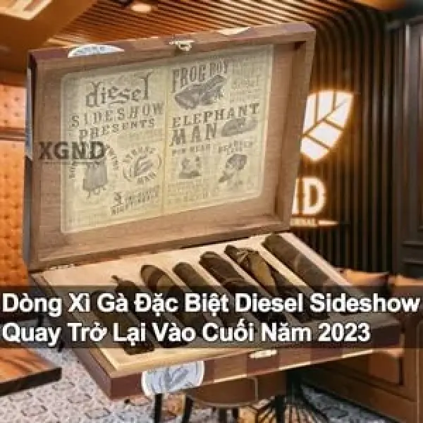 Dòng Xì Gà Đặc Biệt Diesel Sideshow Quay Trở Lại Vào Cuối Năm 2023