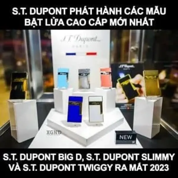 Thương Hiệu Bật Lửa Cao Cấp ST Dupont Ra Mắt Dòng Big D Và Slimmy