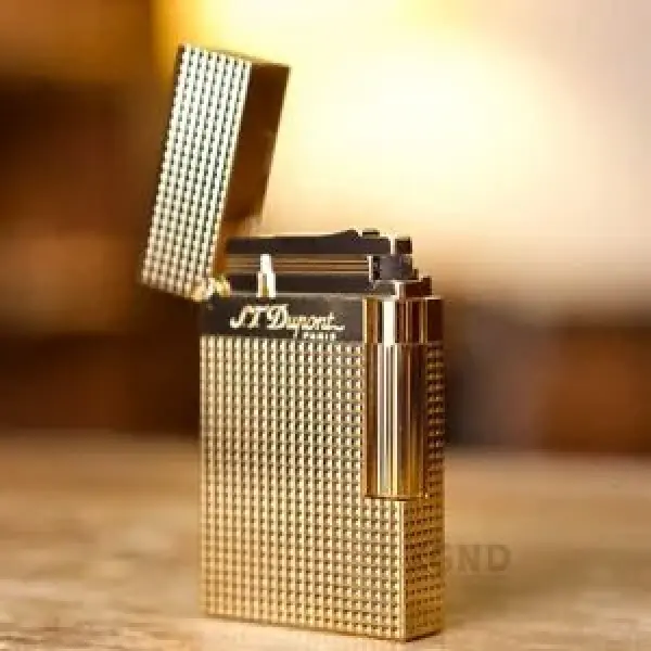 Sự Lựa Chọn Đẳng Cấp - Bật Lửa Cao Cấp Dupont Ligne 2 Diamond Head Yellow Gold