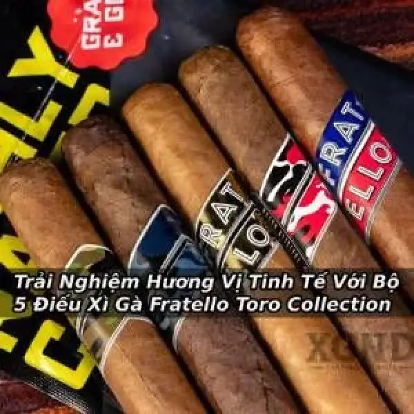 Trải Nghiệm Hương Vị Tinh Tế Với Bộ 5 Xì Gà Fratello Toro Collection