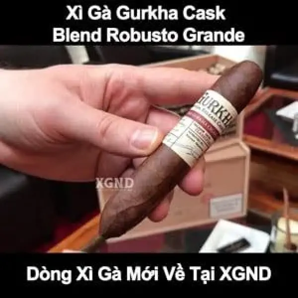 Xì Gà Gurkha Cask Blend Robusto Grande Sự Hòa Quyện Hương Vị Đỉnh Cao