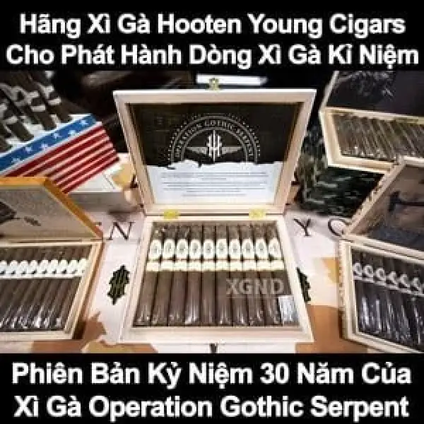 Hooten Young Cigars Phát Hành Operation Gothic Serpent Kỷ Niệm 30 Năm