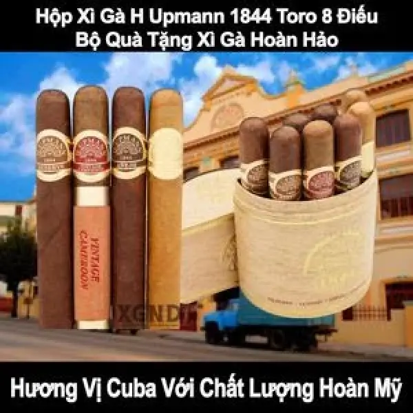 Hộp Xì Gà H Upmann 1844 Toro - Hương Vị Cuba Với Chất Lượng Hoàn Mỹ
