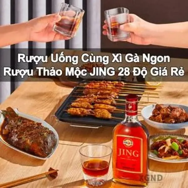 Rượu Uống Cùng Xì Gà Ngon - Rượu Thảo Mộc JING 28 Độ Uống Cực Mượt