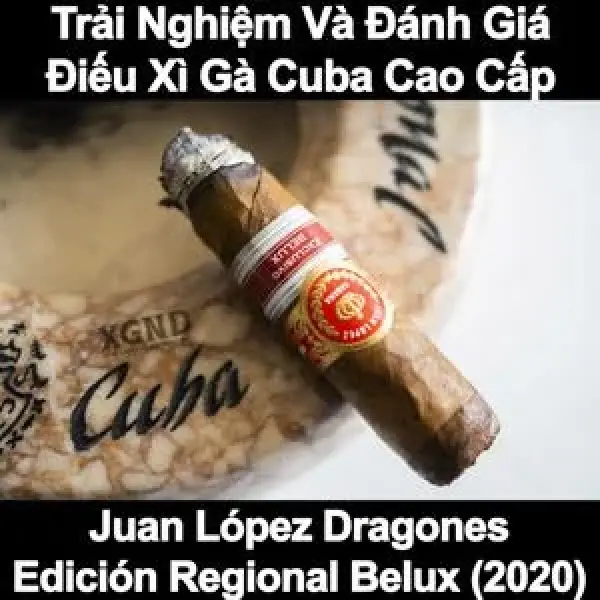 Trải Nghiệm Xì Gà Cuba Juan López Dragones Edicion Regional Belux 2021
