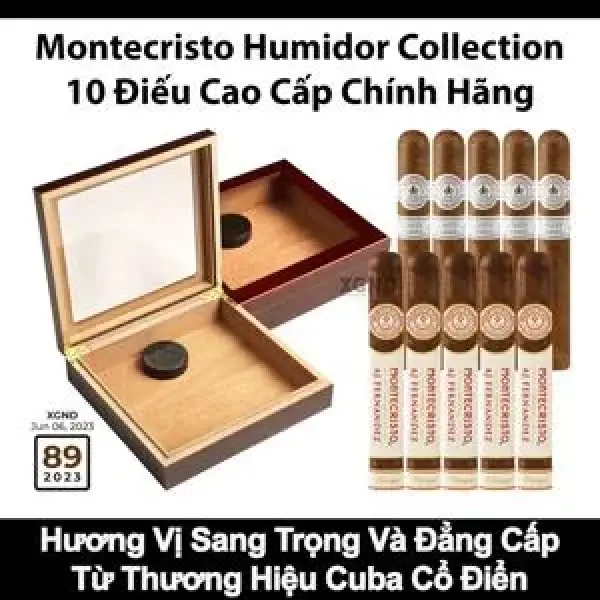 Bộ Sưu Tập Cigar Montecristo Humidor - Hương Vị Sang Trọng Và Đẳng Cấp