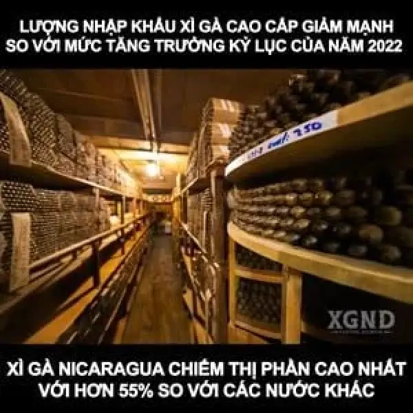 Lượng Nhập Khẩu Xì Gà Cao Cấp Giảm Mạnh So Với Cùng Kì Năm 2022