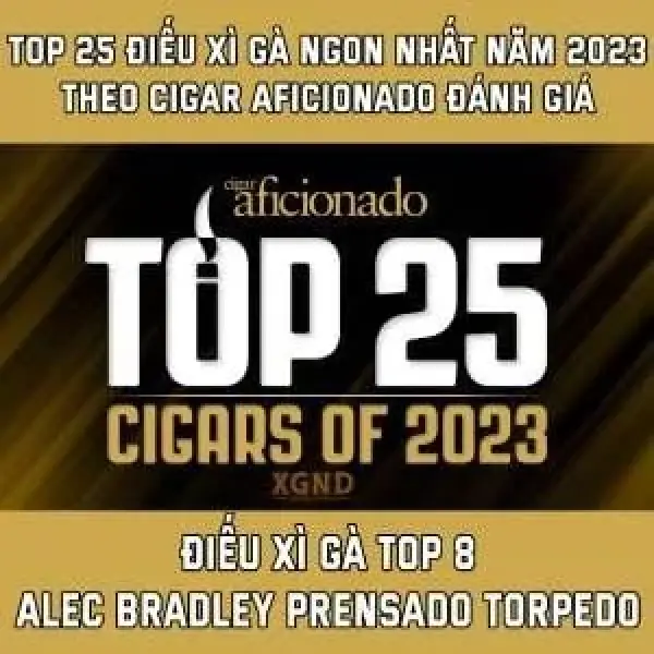 Top 25 Xì Gà Ngon Nhất Năm 2023 Theo Cigar Aficionado - Hạng Thứ 8