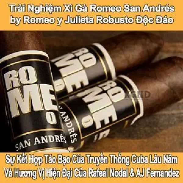 Trải Nghiệm Xì Gà Romeo San Andrés by Romeo y Julieta Robusto Độc Đáo