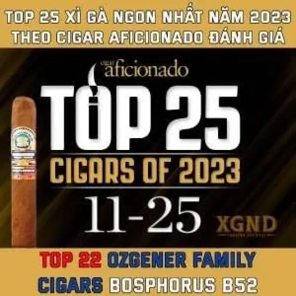 Top 25 Xì Gà Ngon Nhất Năm 2023 - Ozgener Trở Lại Sau 12 Năm