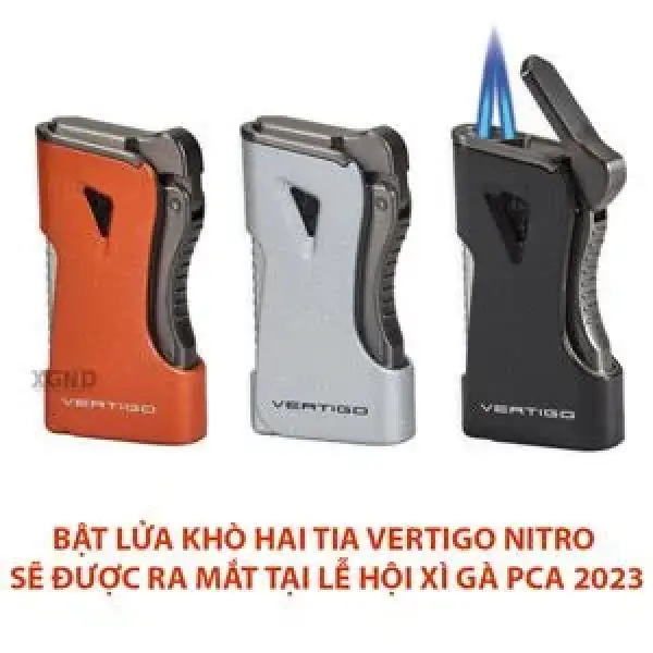 Lotus Group Giới Thiệu Dòng Bật Lửa Xì Gà Vertigo Nitro Mới Tại PCA 2023