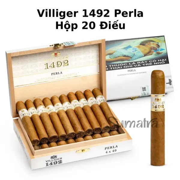 Cigar Villiger 1492 Perla  - Xì Gà Chính Hãng