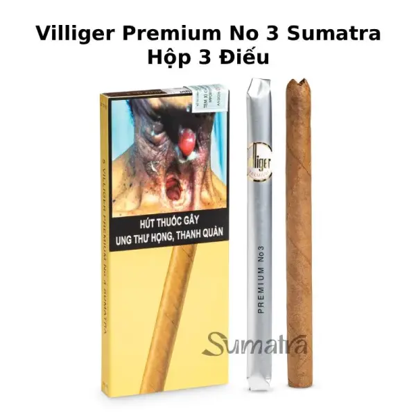 Cigar Villiger Premium No.3 Sumatra – Xì Gà Chính Hãng