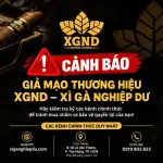 Cảnh báo giả mạo thương hiệu XGND – Xì Gà Nghiệp Dư