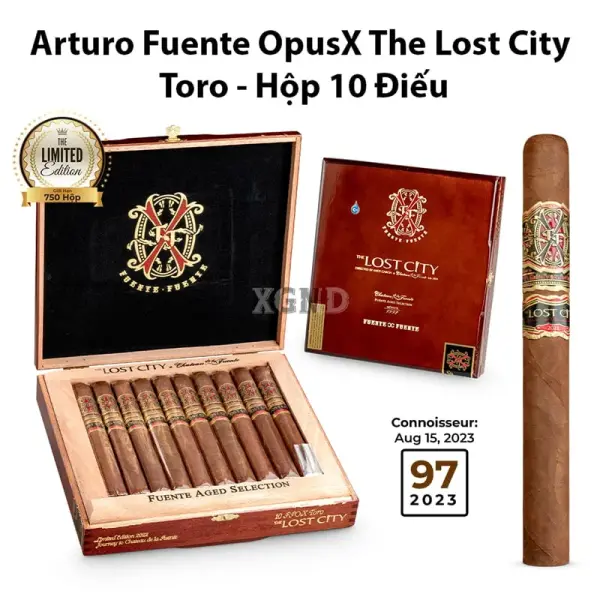 Cigar Fuente Fuente Opus X The Lost City Limited Toro Chính Hãng