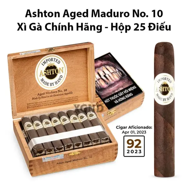 Cigar Ashton Aged Maduro No 10 - Xì Gà Chính Hãng