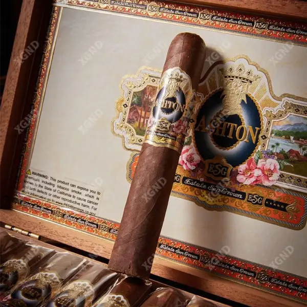 Cigar Ashton Estate Sun Grown ESG 21 Year Salute - Xì Gà Chính Hãng