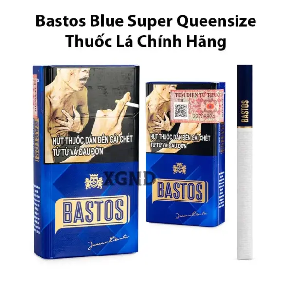 Thuốc lá Bastos Blue Super Queensize Chính Hãng