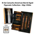 Cigar Camacho American Barrel Aged Figurado Assortment - Hộp 3 Điếu Xì Gà Chính Hãng