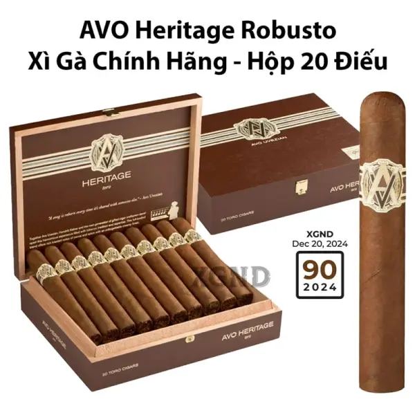 Cigar AVO Heritage Robusto - Xì Gà Chính Hãng