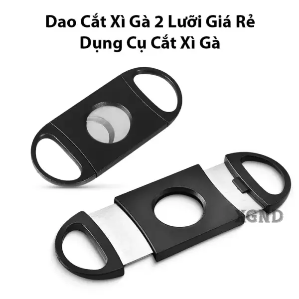 Dao Cắt Xì Gà 2 Lưỡi Giá Rẻ - Dụng Cụ Cắt Xì Gà Chính Hãng Giá Rẻ