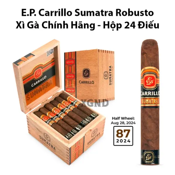 Cigar EP Carrillo Sumatra Robusto - Xì Gà Chính Hãng