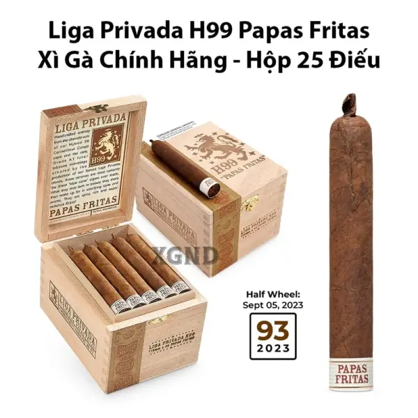 Cigar Liga Privada H99 Papas Fritas - Xì Gà Chính Hãng