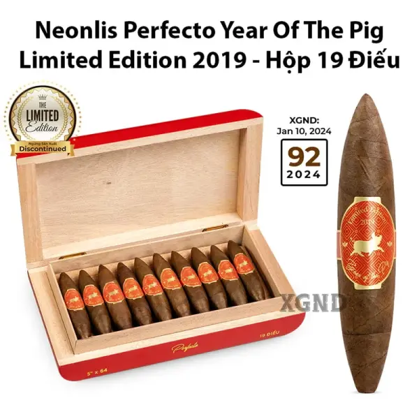 Cigar Neonlis Perfecto Year Of The Pig Limited Edition 2019 - Xì Gà Chính Hãng