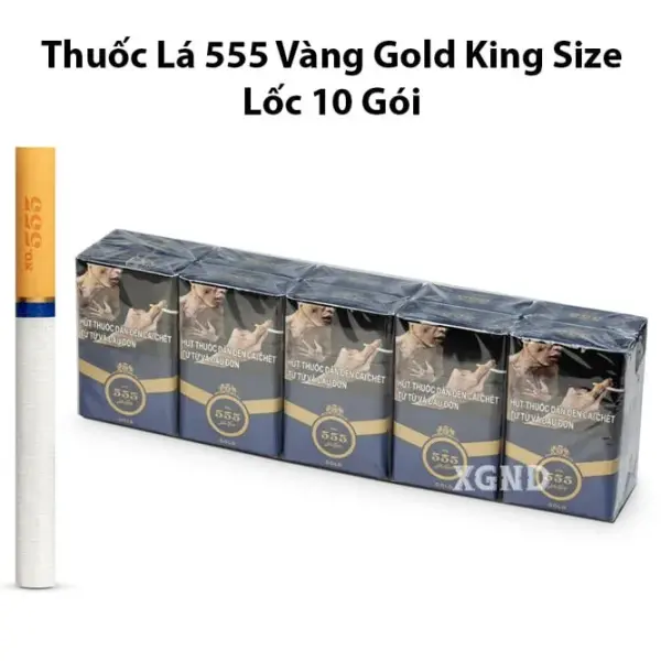 Thuốc Lá 555 Gold King Size - Thuốc Lá Chính Hãng