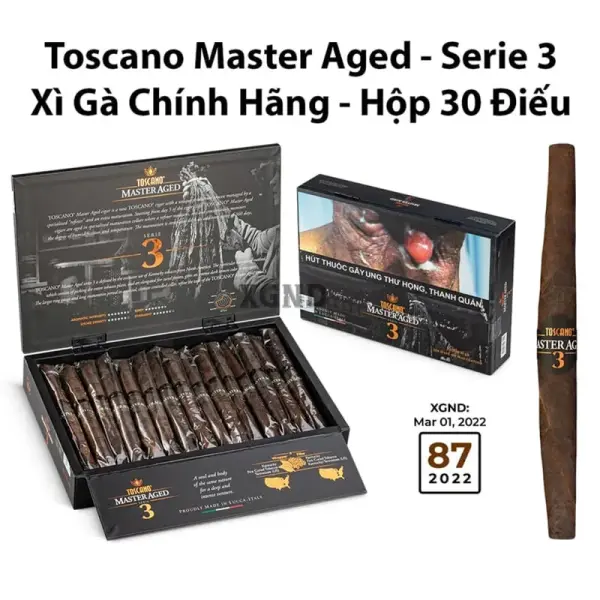 Cigar Toscano Master Aged Serie 3 - Xì Gà Chính Hãng