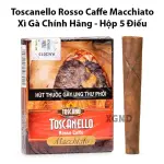 Cigar Mini Toscano Toscanello Rosso Macchiato - Xì Gà Sữa Chính Hãng