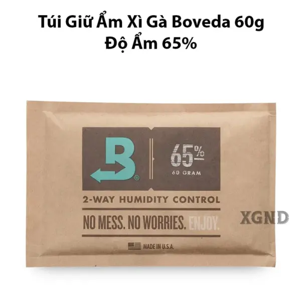 Gói Giữ Ẩm Xì Gà Boveda 60g Độ Ẩm 65% - Phụ Kiện Hút Ẩm Cho Xì Gà