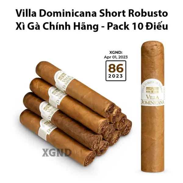 Cigar Villiger Villa Dominicana Short Robusto - Xì Gà Chính Hãng