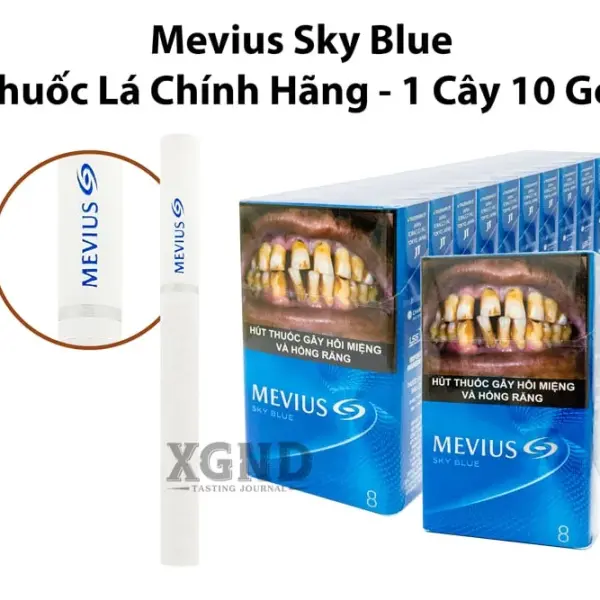 Thuốc Lá Mevius 8 Sky Blue - Thuốc Lá Chính Hãng