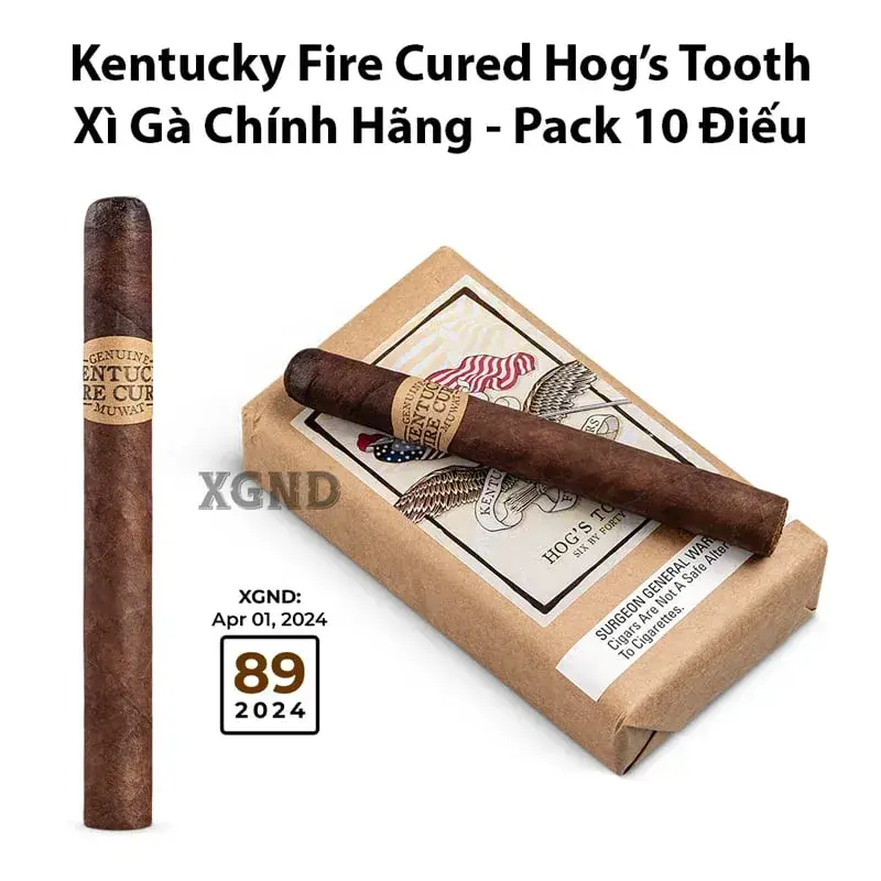 Kentucky Fire Cured Hogs Tooth - hộp