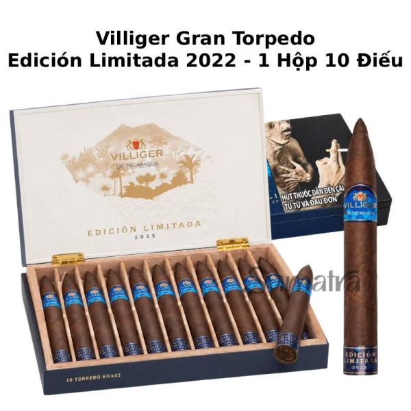 Villiger Gran Torpedo Edición Limitada 2022 – Xì Gà Chính Hãng
