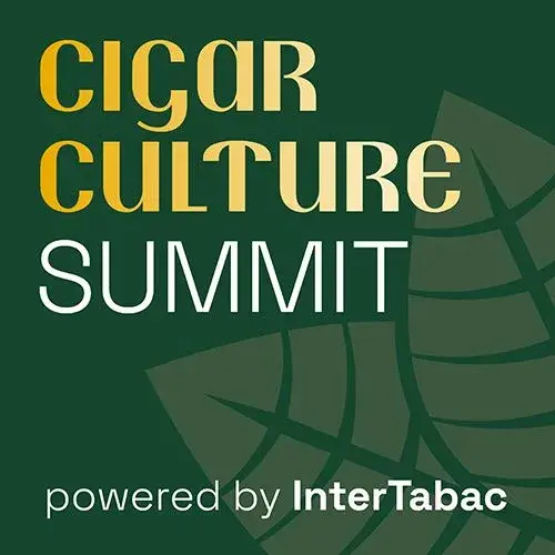 Logo chính thức Cigar Culture Summit Africa 2026 do InterTabac tổ chức tại Johannesburg.